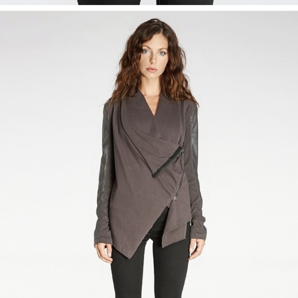 Blank NYC Drape Front Jacket